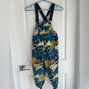 JAN & JUL Waterproof Rain Bib Overall Pants - Jungle Nights